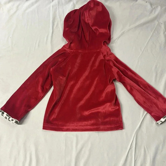 Gymboree - super soft velour pullover hoodie. Size 3 - Picture 4 of 4